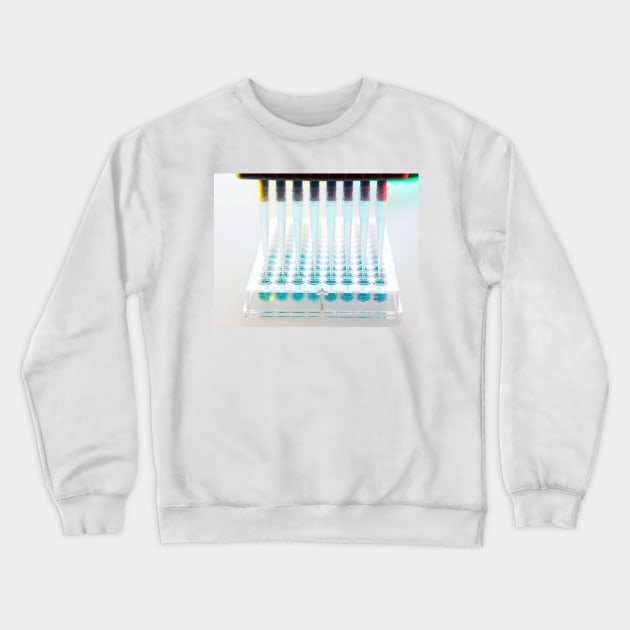 DNA analysis (F002/4919) Crewneck Sweatshirt by SciencePhoto